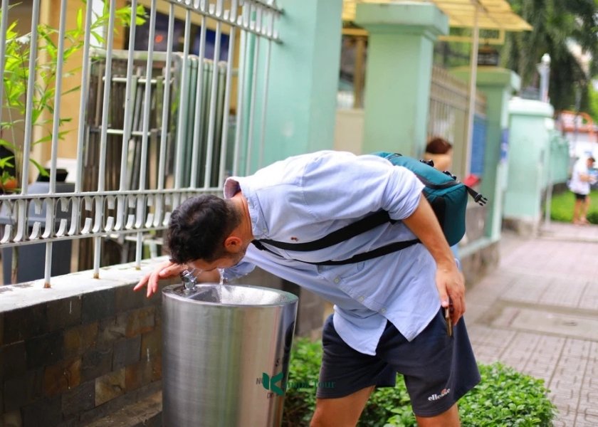 Absolutely do not drink this public water