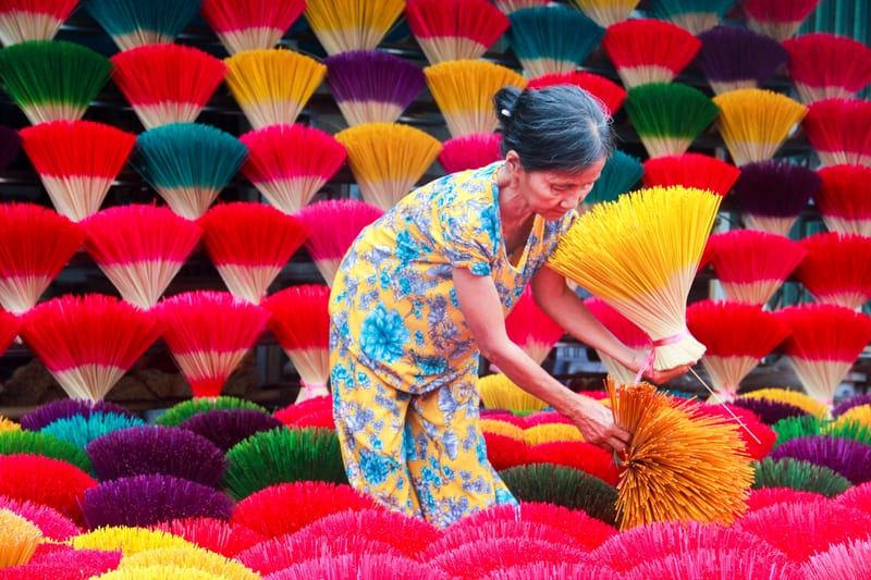 pueblo de incienso de hue vietnam