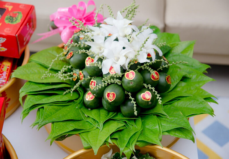 Betel leaves and areca nuts