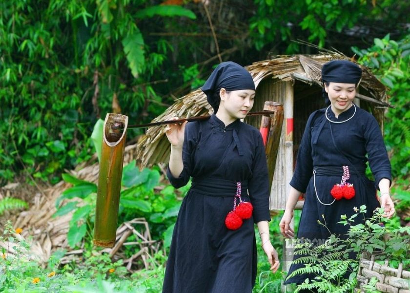 The Tay people in the mountainous region of northern Vietnam.