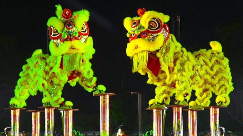 Vietnamese traditional lion dance