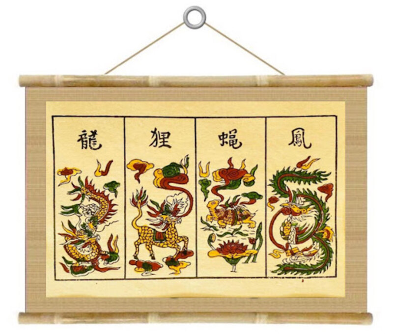 Four sacred animals in East Asian culture