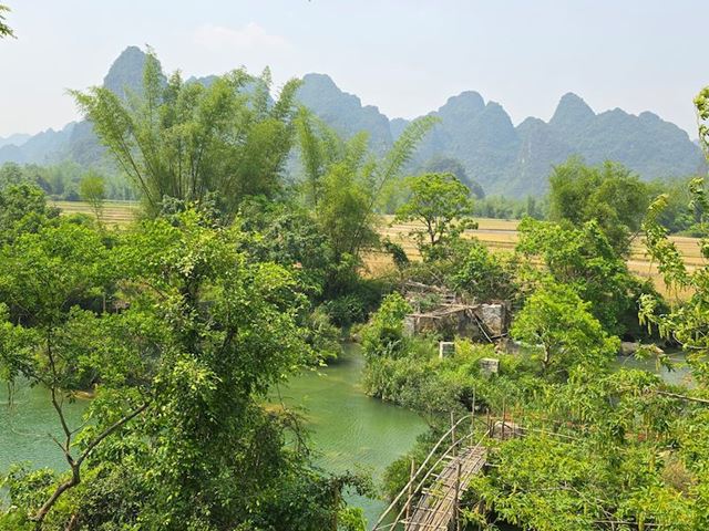 La belleza tranquila en un pueblo del norte