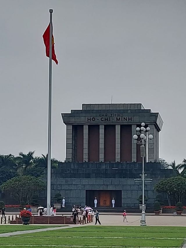 El Mausoleo del ex-presidente de Vietnam