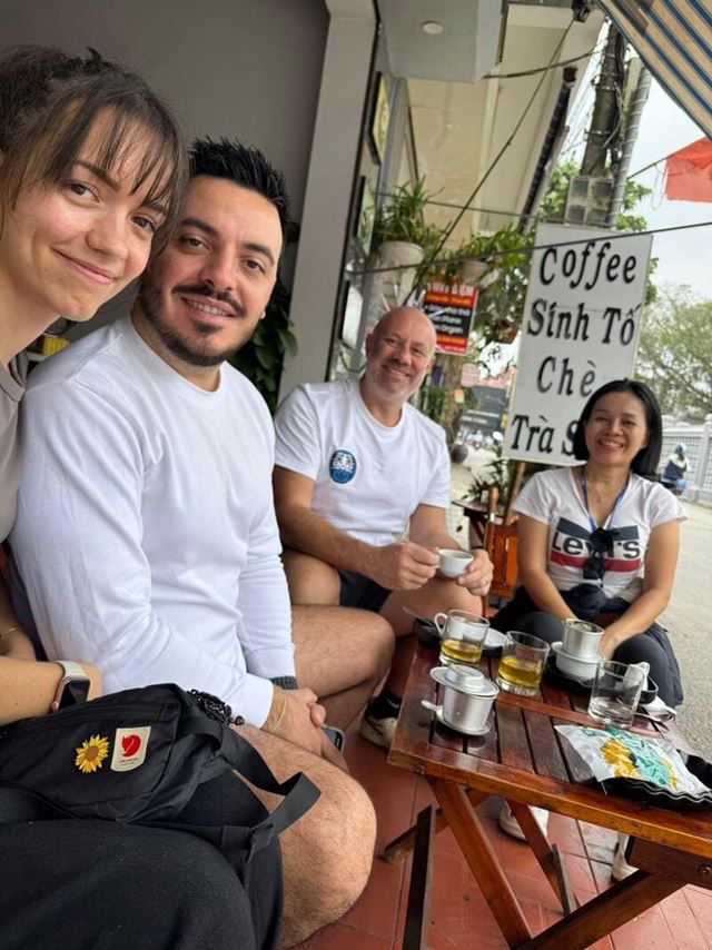 Giang, our guide also told us about the history of egg coffee in Vietnam