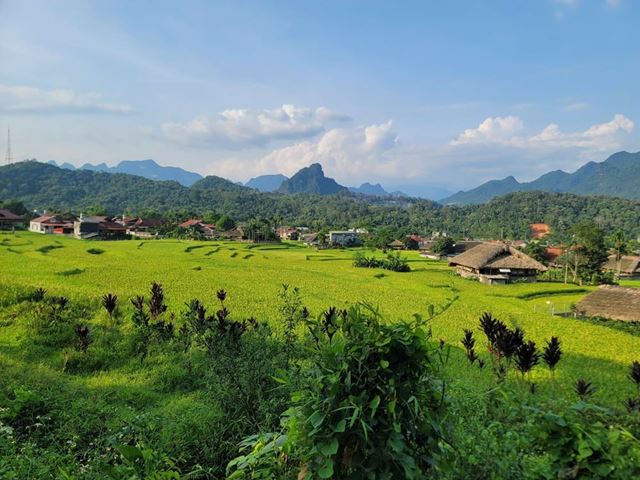 The natural landscapes were stunning and full of color
