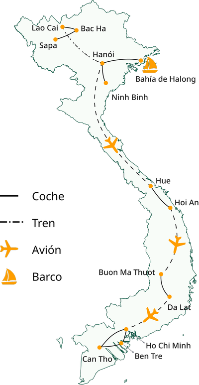 Lo Mejor de Vietnam en 3 semanas en familia