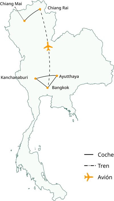 Tailandia en 12 días: Lo imprescindible en Bangkok y Norte