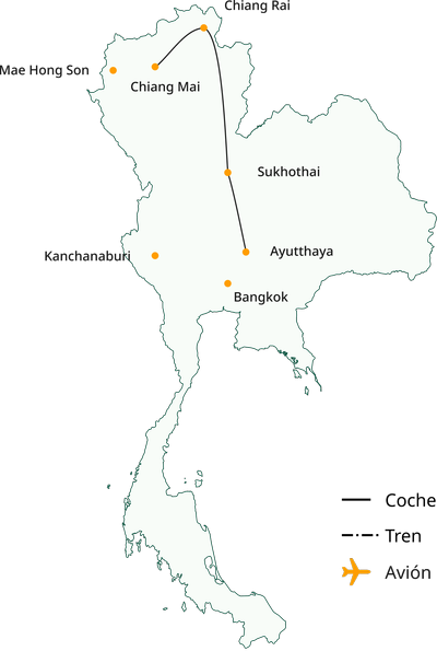 Gran viaje a Tailandia 10 días: Bangkok y Norte