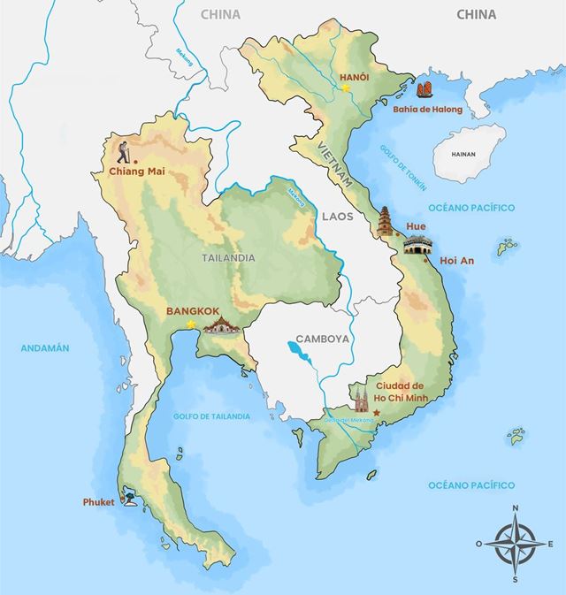  Panorama: Vietnam y Tailandia