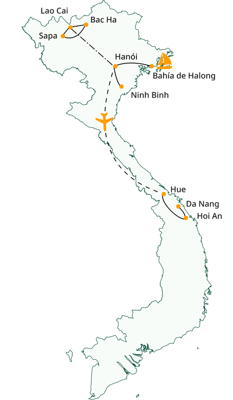 Viaje a Vietnam en familia en 14 días