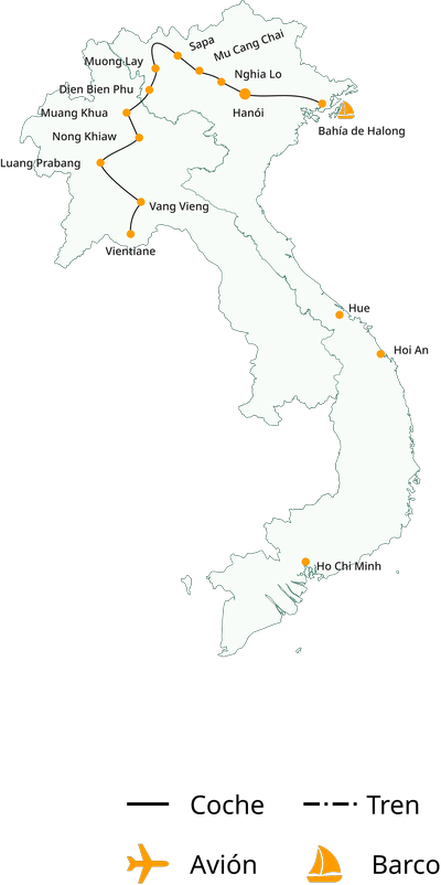 Vietnam y Laos 17 días: ruta histórica fuera de lo común