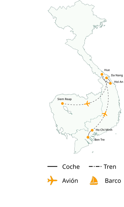 Viaje a Vietnam y Templos de Angkor en 10 días