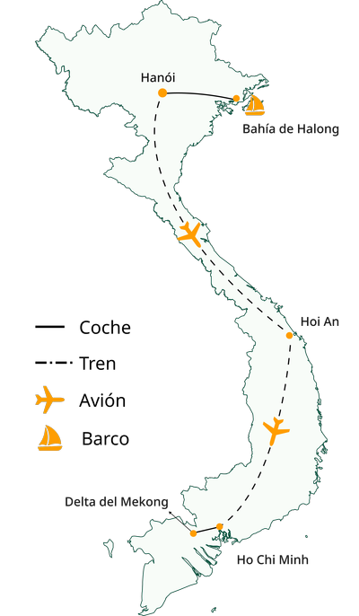 Lo Mejor de Vietnam de norte a sur en 7 días