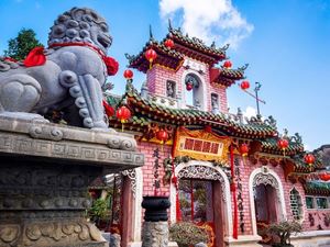 Fujian Assembly Hall in Hoi An has a strong Chinese character