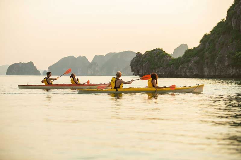 Kayaking adventures and limestone marvels in Ha Long Bay