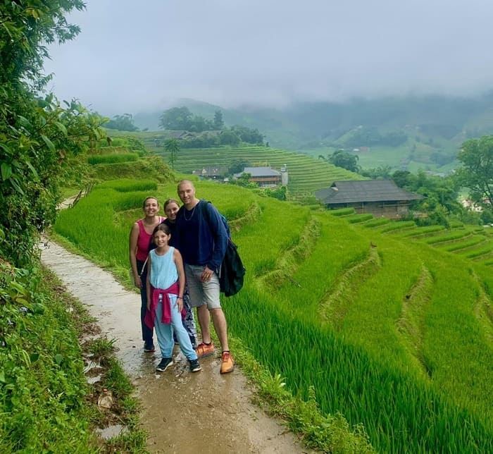 Nos clients lors du voyage à Sapa