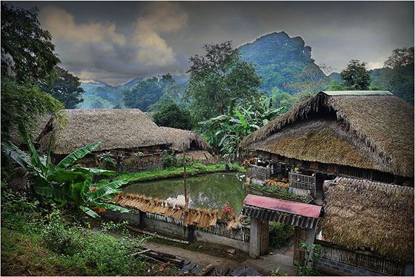 Pueblo de Ha Thanh de las minorías Tay en Ha Giang